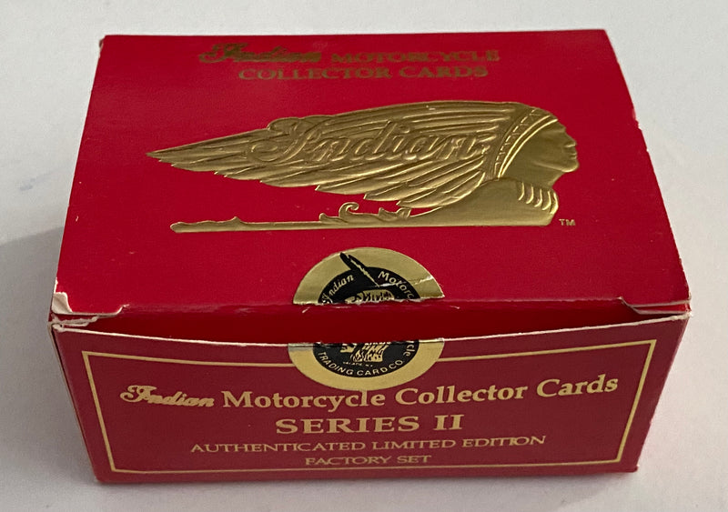 Indian Motorcycles - Series II Factory Trading Card Set 25 Cards & Indian Bandan   - TvMovieCards.com