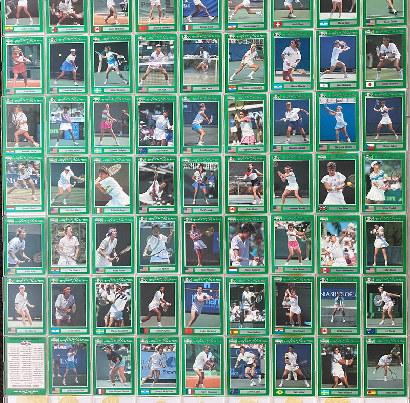 1993 Tour Stars Series 1 Tennis Factory Trading Card Set 99 Cards Netpro   - TvMovieCards.com
