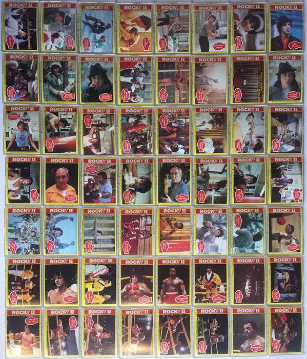 Rocky II Movie 2 Vintage Trading Card Set 99 Cards Topps 1979   - TvMovieCards.com