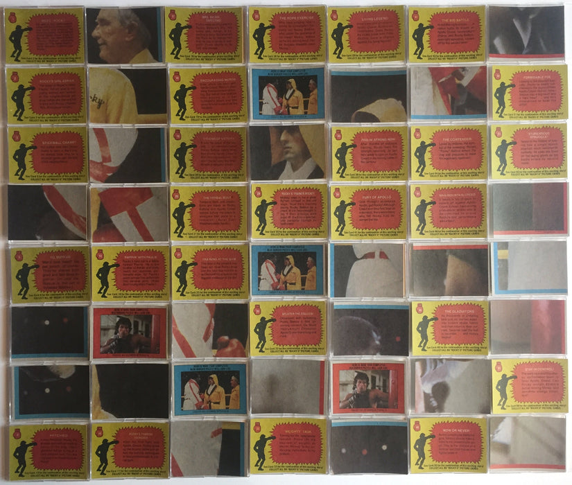 Rocky II Movie 2 Vintage Trading Card Set 99 Cards Topps 1979   - TvMovieCards.com