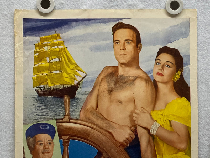 1953 A Perilous Journey Insert Movie Poster 14x36 Vera Ralston, David Brian   - TvMovieCards.com