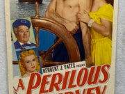 1953 A Perilous Journey Insert Movie Poster 14x36 Vera Ralston, David Brian   - TvMovieCards.com