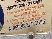 1953 A Perilous Journey Insert Movie Poster 14x36 Vera Ralston, David Brian   - TvMovieCards.com