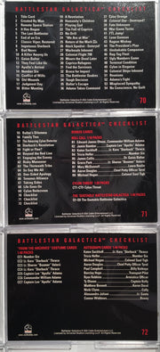 Battlestar Galactica Premiere Edition Base Card Set 72 Cards   - TvMovieCards.com