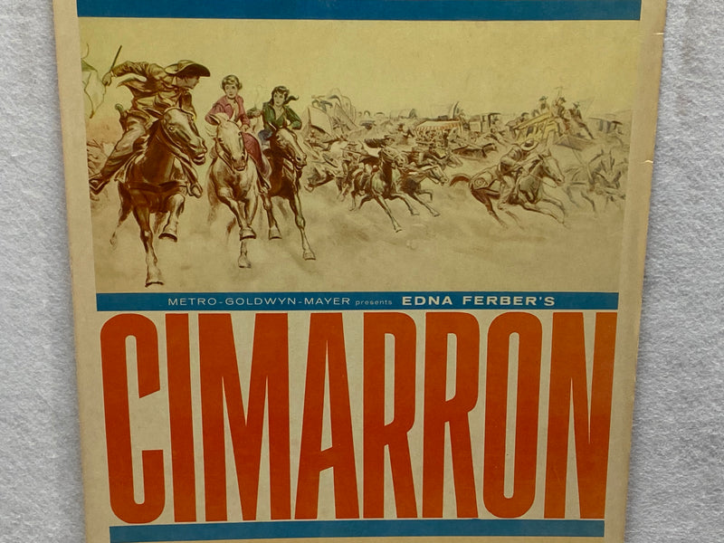 1960 Cimarron Insert Movie Poster 14x36  Glenn Ford, Maria Schell, Anne Baxter   - TvMovieCards.com