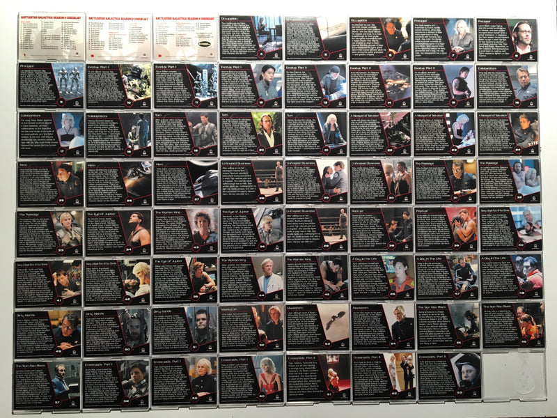 Battlestar Galactica Season Three Base Card Set 63 Cards   - TvMovieCards.com