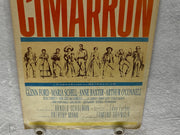 1960 Cimarron Insert Movie Poster 14x36  Glenn Ford, Maria Schell, Anne Baxter   - TvMovieCards.com