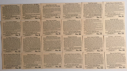 Don't Let It Happen Over Here World War II Reprint Card Set 24 Cards 1984   - TvMovieCards.com