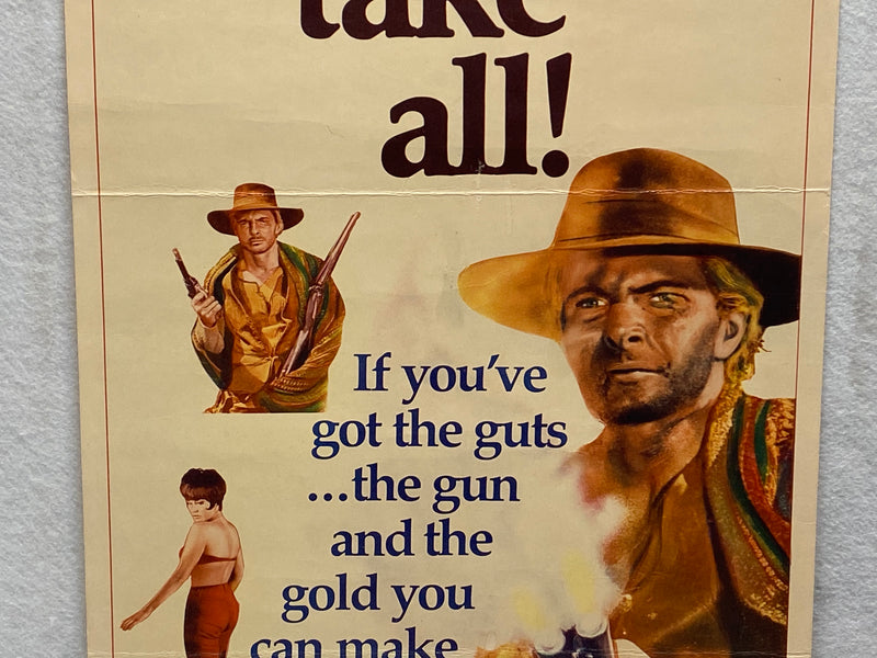 1967 A Stranger in Town Insert Movie Poster 14 x 36 Tony Anthony, Jolanda Modio   - TvMovieCards.com