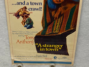 1967 A Stranger in Town Insert Movie Poster 14 x 36 Tony Anthony, Jolanda Modio   - TvMovieCards.com