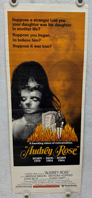 1977 Audrey Rose Insert Movie Poster 14 x 36 Anthony Hopkins, Marsha Mason   - TvMovieCards.com