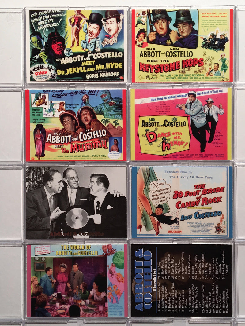 Abbott & Costello Base Card Set 72 Cards   - TvMovieCards.com