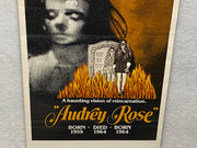 1977 Audrey Rose Insert Movie Poster 14 x 36 Anthony Hopkins, Marsha Mason   - TvMovieCards.com