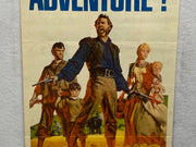 1962 Hero's Island Insert Movie Poster 14 x 36 James Mason, Neville Brand, Kate   - TvMovieCards.com
