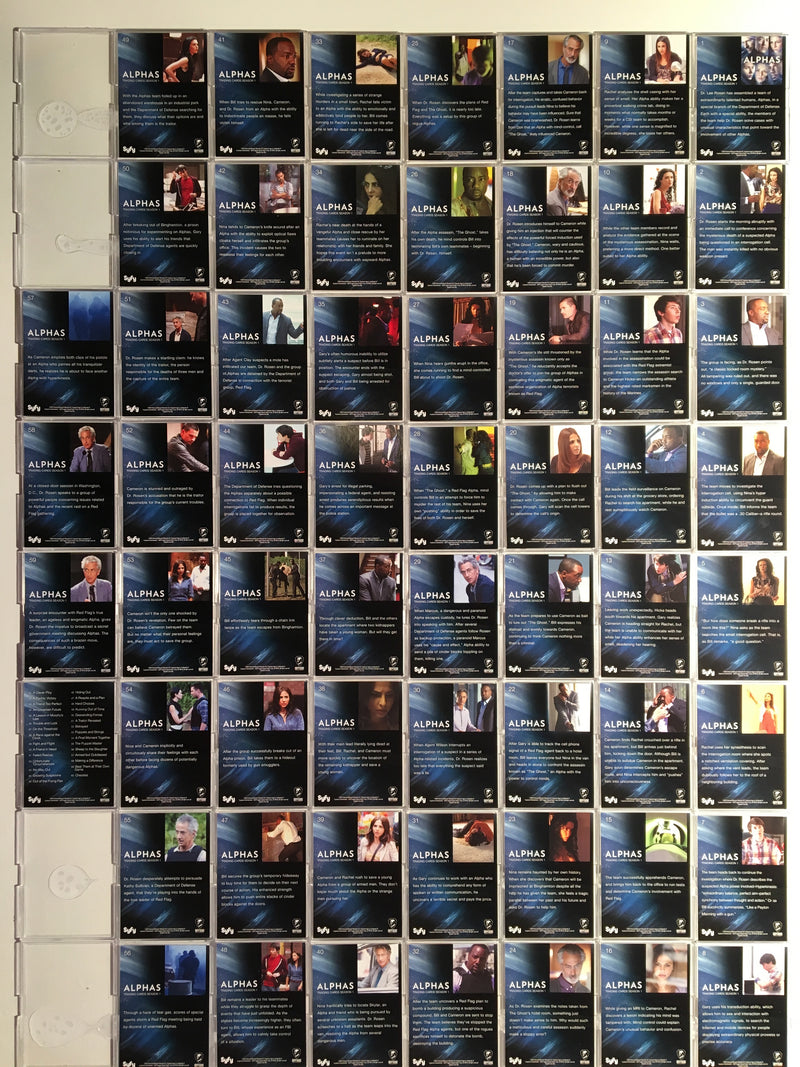 Alphas Season 1 Base Card Set 60 Cards   - TvMovieCards.com