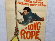 1961 The Long Rope Insert Movie Poster 14 x 36 Hugh Marlowe, Alan Hale Jr   - TvMovieCards.com