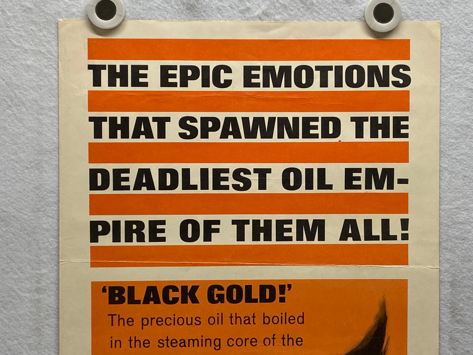 1962 Black Gold Insert Movie Poster 14 x 36 Philip Carey, Diane McBain, James Be   - TvMovieCards.com