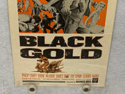 1962 Black Gold Insert Movie Poster 14 x 36 Philip Carey, Diane McBain, James Be   - TvMovieCards.com