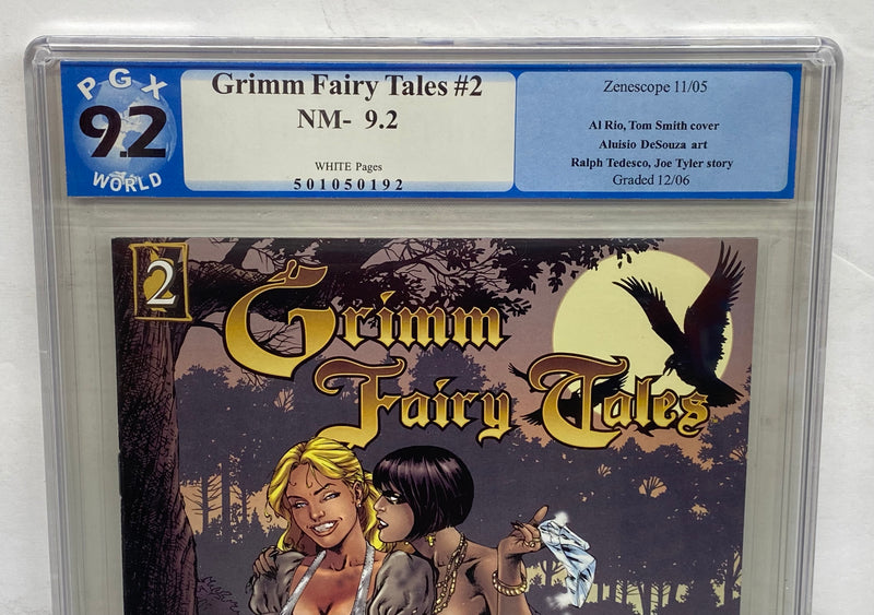 Grimm Fairy Tales #2 PGX 9.2 Classic Al Rio Cover Cinderella 1st Print NM Rare   - TvMovieCards.com