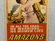 1961 Amazons of Rome Insert Movie Poster 14 x 36  Louis Jourdan, Sylvia Syms   - TvMovieCards.com
