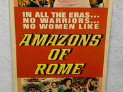 1961 Amazons of Rome Insert Movie Poster 14 x 36  Louis Jourdan, Sylvia Syms   - TvMovieCards.com