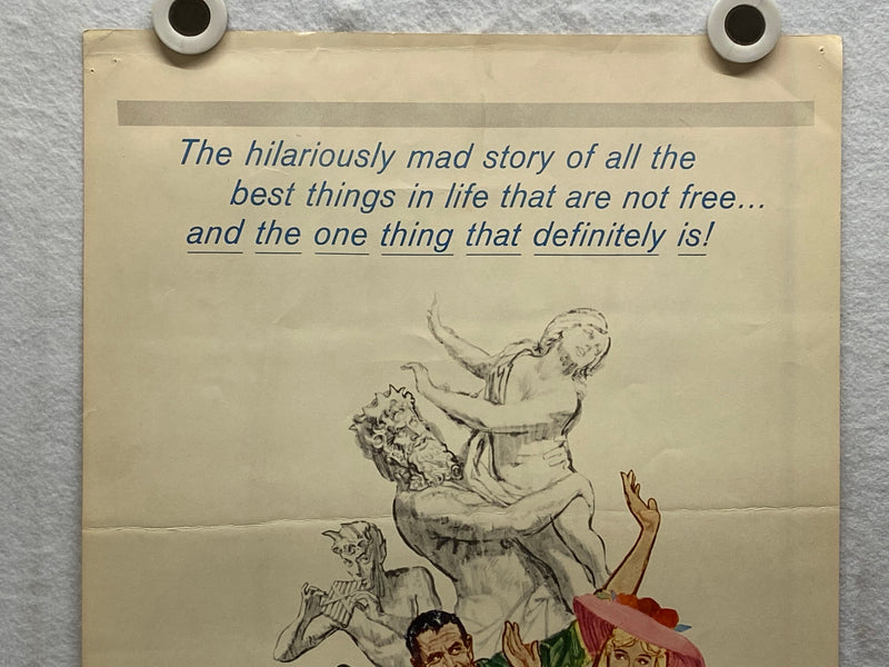 1963 Love is a Ball Insert Movie Poster 14 x 36 Glenn Ford, Hope Lange   - TvMovieCards.com