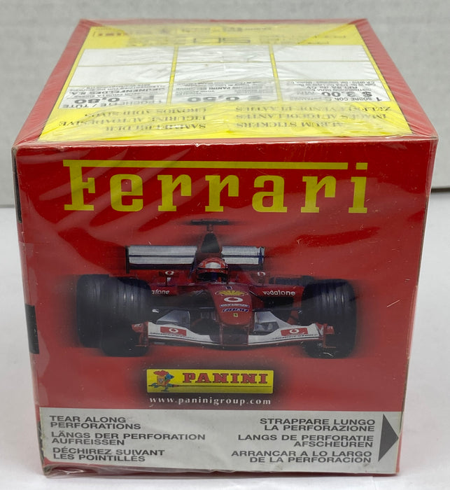 Ferrari Album Sticker Trading Card Box 50 Packs Panini 1999 Michael Schumacher   - TvMovieCards.com