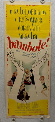 1965 Bambole! Insert Movie Poster 14 x 36 Gina Lollobrigida, Elke Sommer   - TvMovieCards.com