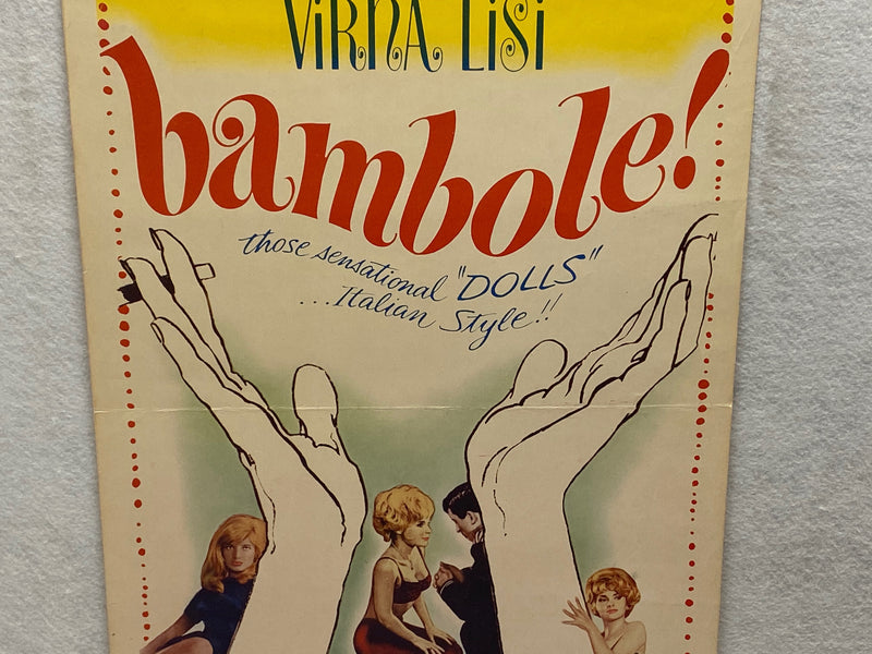 1965 Bambole! Insert Movie Poster 14 x 36 Gina Lollobrigida, Elke Sommer   - TvMovieCards.com