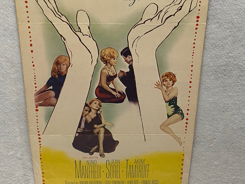 1965 Bambole! Insert Movie Poster 14 x 36 Gina Lollobrigida, Elke Sommer   - TvMovieCards.com