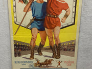 1962 Damon and Pythias Insert Movie Poster 14 x 36 Guy Williams, Don Burnett   - TvMovieCards.com