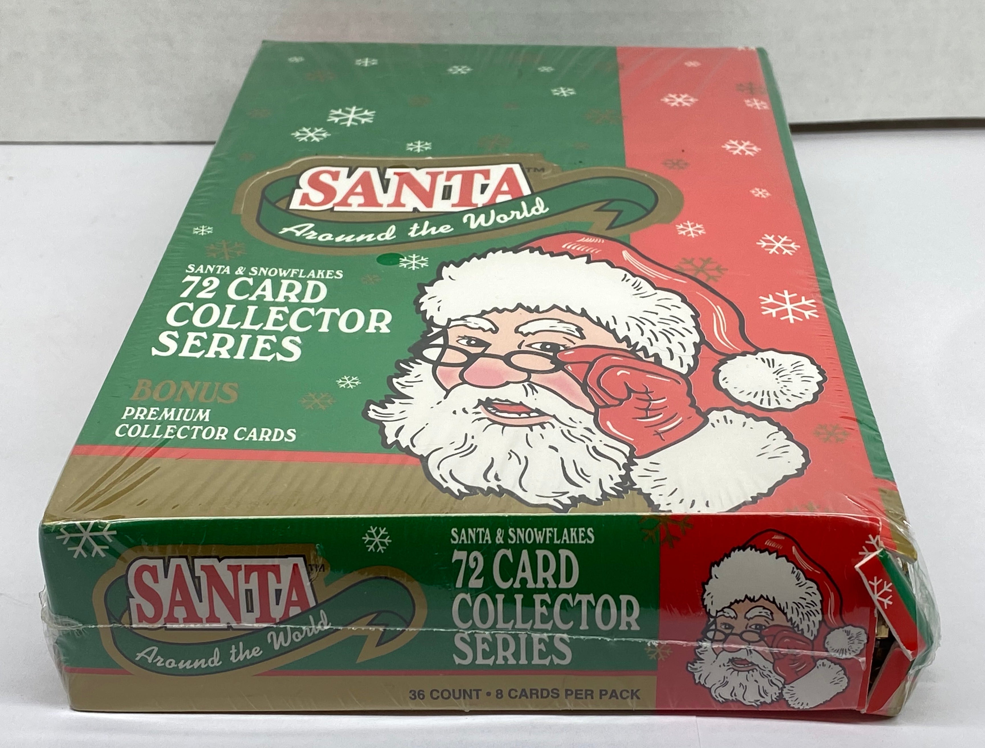 1995 Santa Around the World Series 2 Santa & Snowflakes Trading