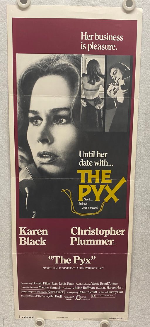 1973 The Pyx Insert Movie Poster 14 x 36  Karen Black, Christopher Plummer, Dona   - TvMovieCards.com