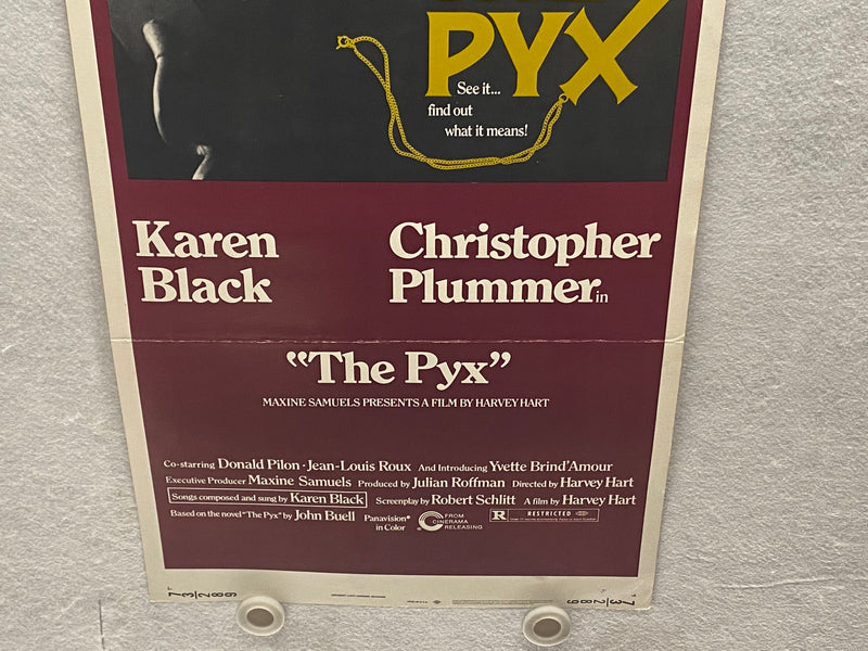 1973 The Pyx Insert Movie Poster 14 x 36  Karen Black, Christopher Plummer, Dona   - TvMovieCards.com