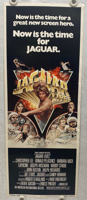 1979 Jaguar Lives! Insert Movie Poster 14 x 36 Joe Lewis, Christopher Lee   - TvMovieCards.com