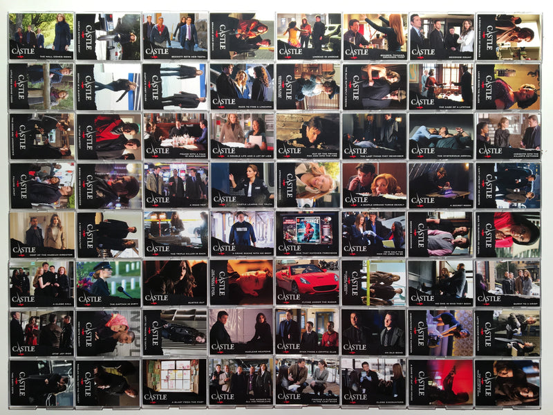 Castle Seasons 3 & 4 Base Card Set 72 Cards Cryptozoic 2014   - TvMovieCards.com