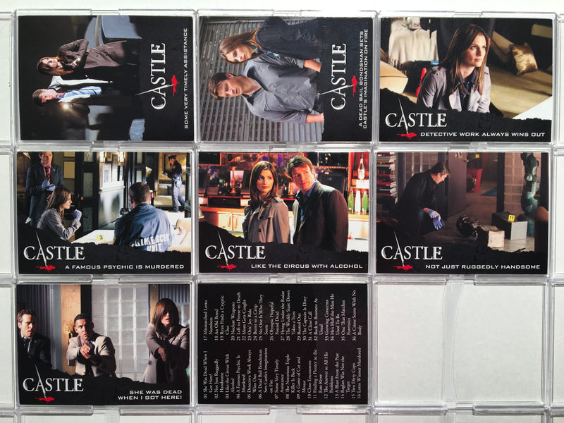 Castle Seasons 3 & 4 Base Card Set 72 Cards Cryptozoic 2014   - TvMovieCards.com