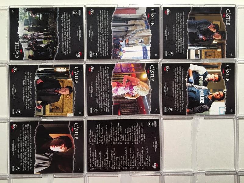 Castle Seasons 3 & 4 Base Card Set 72 Cards Cryptozoic 2014   - TvMovieCards.com