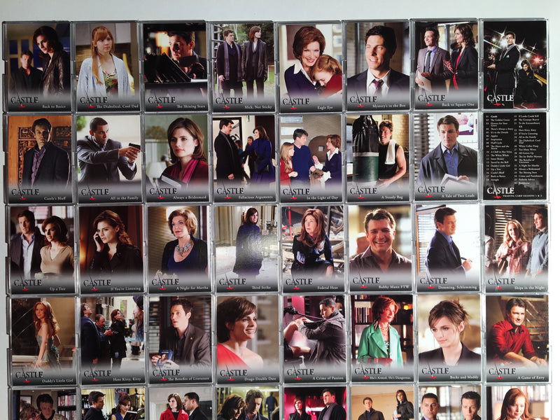 Castle Seasons 1 & 2 Base Card Set 72 Cards Cryptozoic 2012   - TvMovieCards.com
