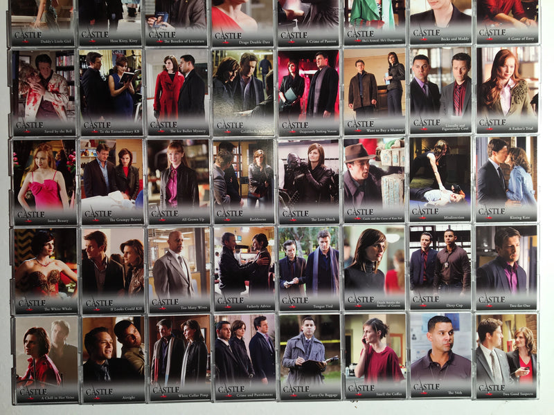 Castle Seasons 1 & 2 Base Card Set 72 Cards Cryptozoic 2012   - TvMovieCards.com