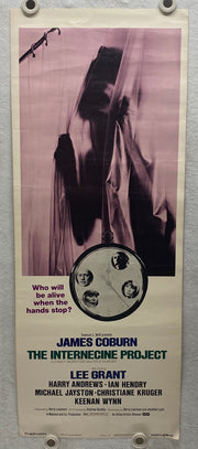 1974 The Internecine Project Insert Movie Poster 14 x 36 James Coburn, Lee Grant   - TvMovieCards.com