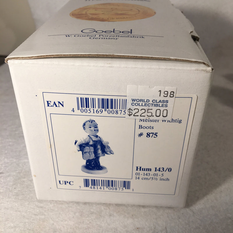 Goebel Hummel Figurine TMK7 #143/0 "Boots" 5 1/2"   - TvMovieCards.com