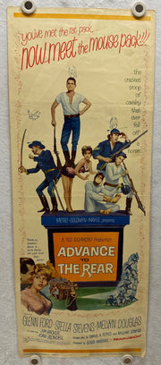 1964 Advance to the Rear Insert Movie Poster 14x36 Glenn Ford, Stella Stevens   - TvMovieCards.com