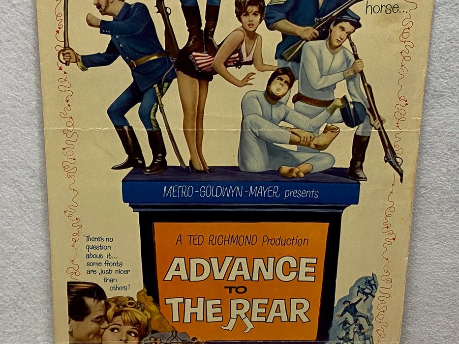 1964 Advance to the Rear Insert Movie Poster 14x36 Glenn Ford, Stella Stevens   - TvMovieCards.com