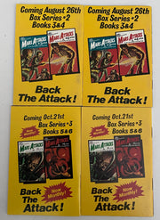 Mars Attacks Mini Pocket Comic Books Volume #1, #2, #3, #4 Topps 1988   - TvMovieCards.com
