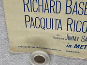 1962 The Savage Guns Insert Movie Poster 14x36 Richard Basehart, Paquita Rico   - TvMovieCards.com