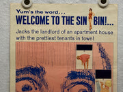 1963 Under the Yum Yum Tree Insert Movie Poster 14x36 Jack Lemmon, Carol Lynley   - TvMovieCards.com