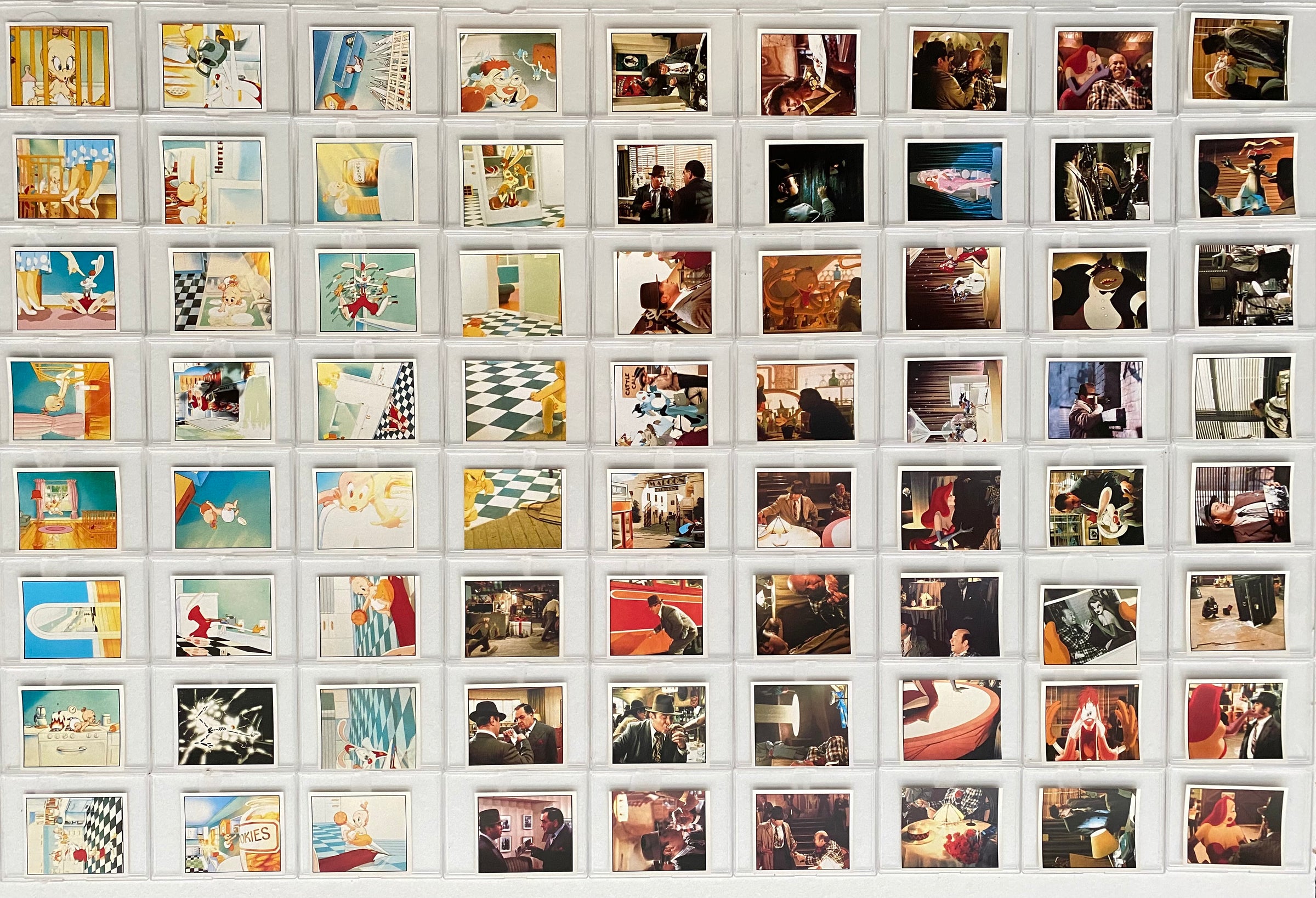 1988 Who Framed Roger Rabbit Album Stickers Card Set 216 Cards Panini ...