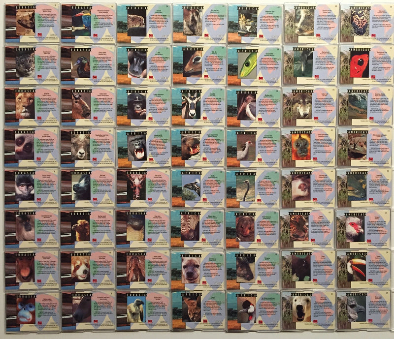 San Diego Zoo Animals of the Wild Base Card Set 110 Cards Cardz 1993   - TvMovieCards.com