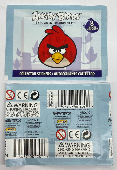 2012 Angry Birds Album Sticker Trading Card Box 50 Packs Rovio   - TvMovieCards.com